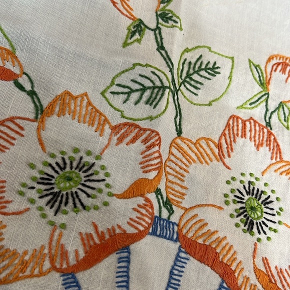 Vintage  Happy Days Cross Stitch Piece ready to frame or to make a pillow - Picture 10 of 10